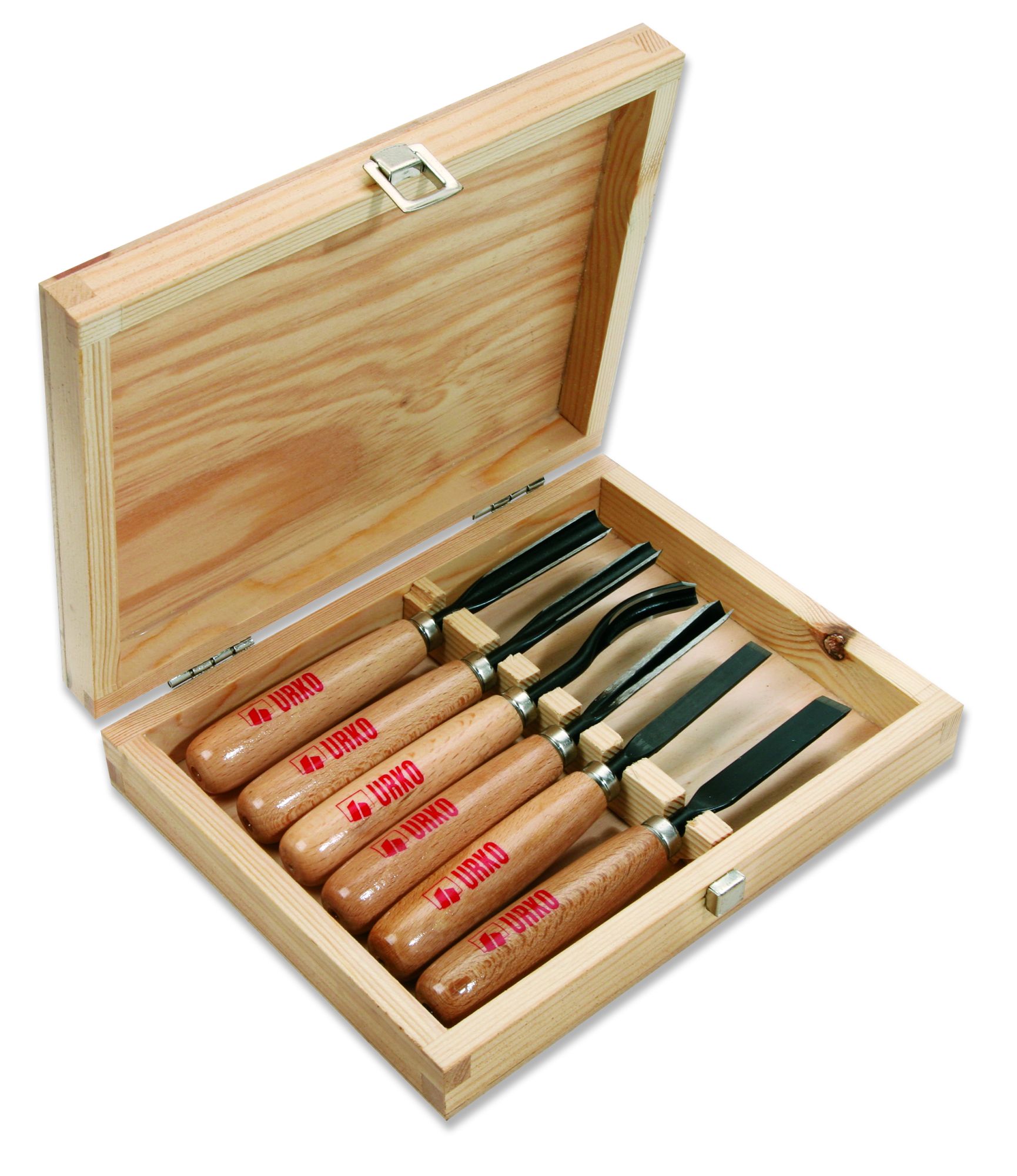 771-A Juego de 10 Gubias Tallista en Estuche Urko